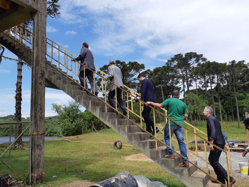 Obra em Gramado