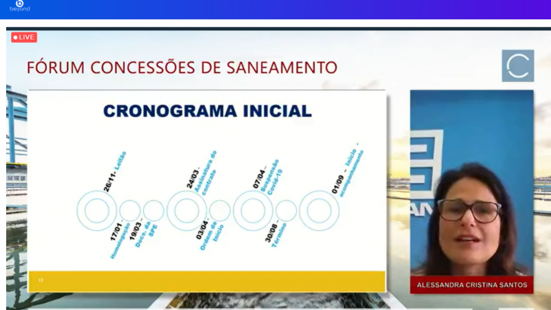 PPP apresentada no Fórum de Negócios Concessões de Saneamento 2020