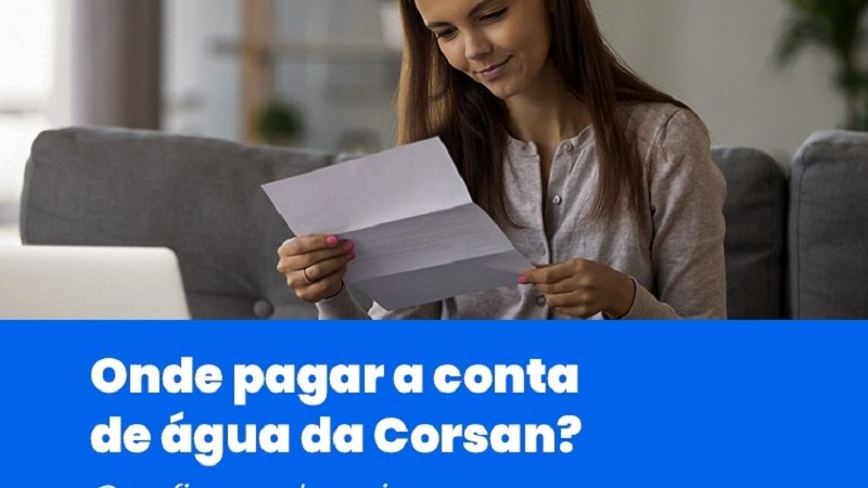 Onde pagar a conta da Corsan