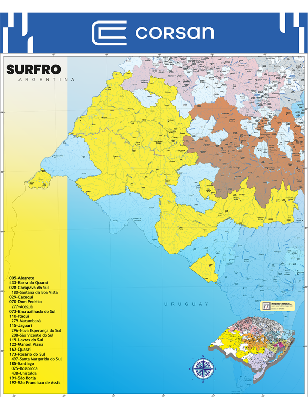 MAPA SURFRO 2023